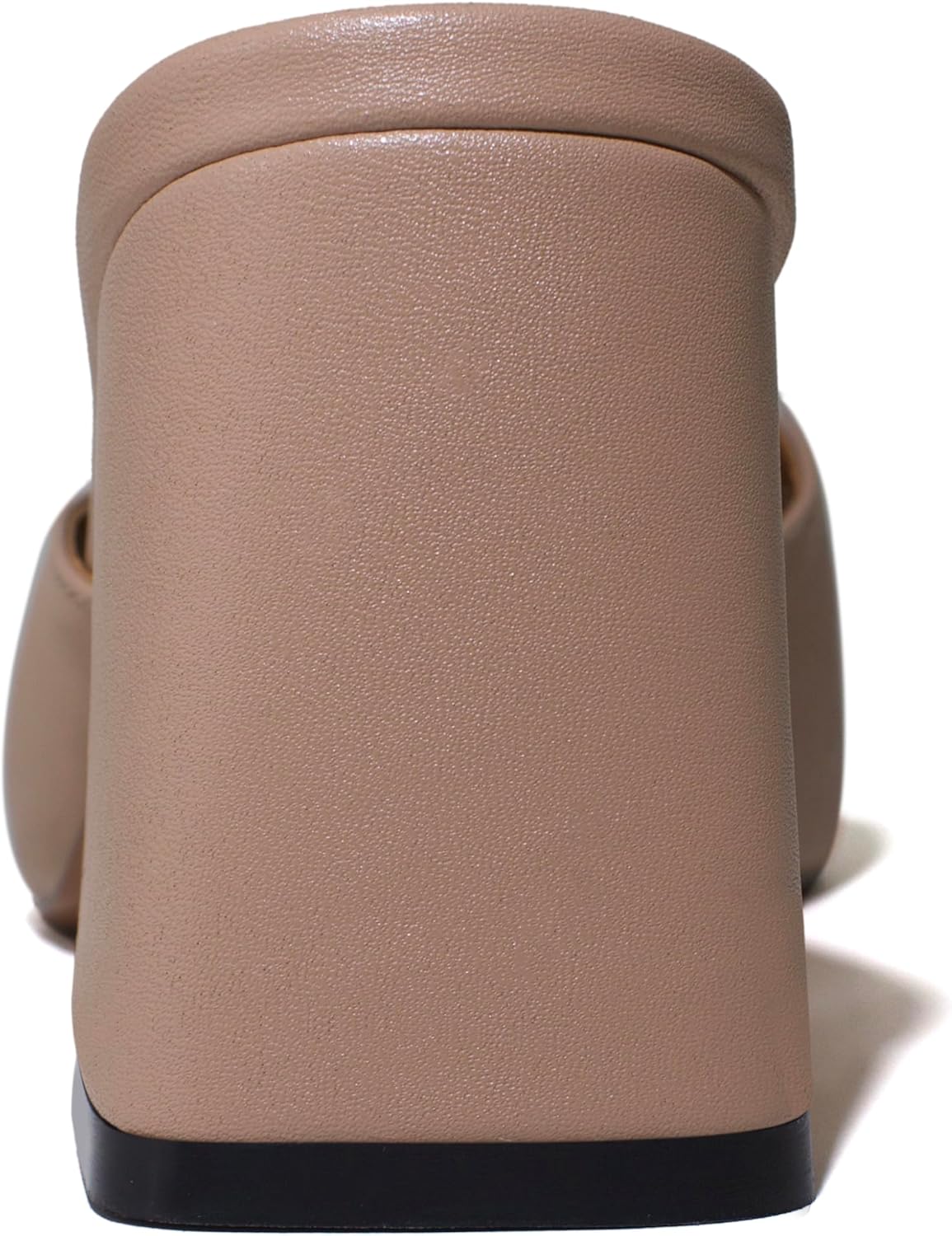 anteikira Women's Square Open Toe Buckle Sandals Slip On High Chunky Block Heel Mules Backless High Heeled Sandals for Women Fashion Summer Heels - Image 6