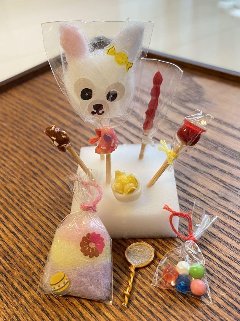 Amazon | ミニチュアフード 楽しい 夏祭りセット りんご飴
