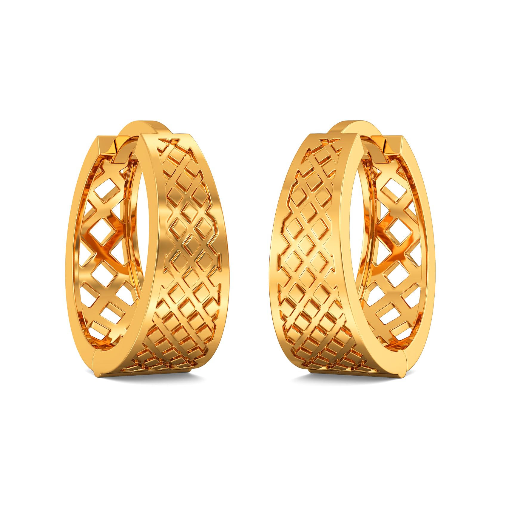 22K(916) Serenity Gold Men Earring-image-38