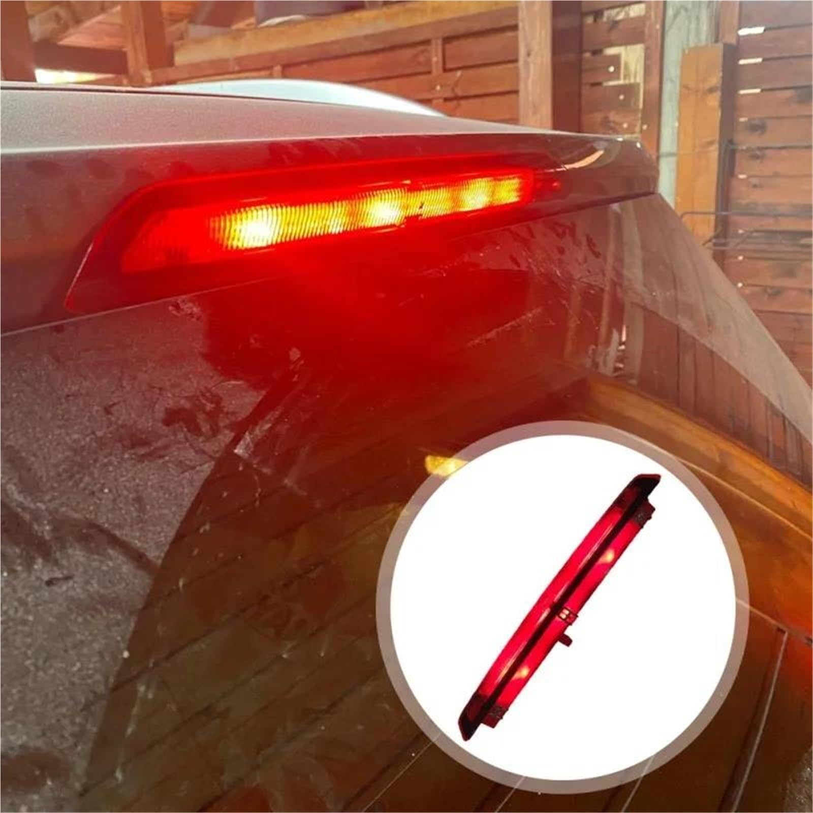 Generico Terza Luce Freno CJ5413A601AC Luce Freno Alta Per Auto Terza Luce Freno Per Ford Per Kuga 13 Gruppo Luci Freno Aggiuntive CJ5413A601AD Luce Terzo Stop