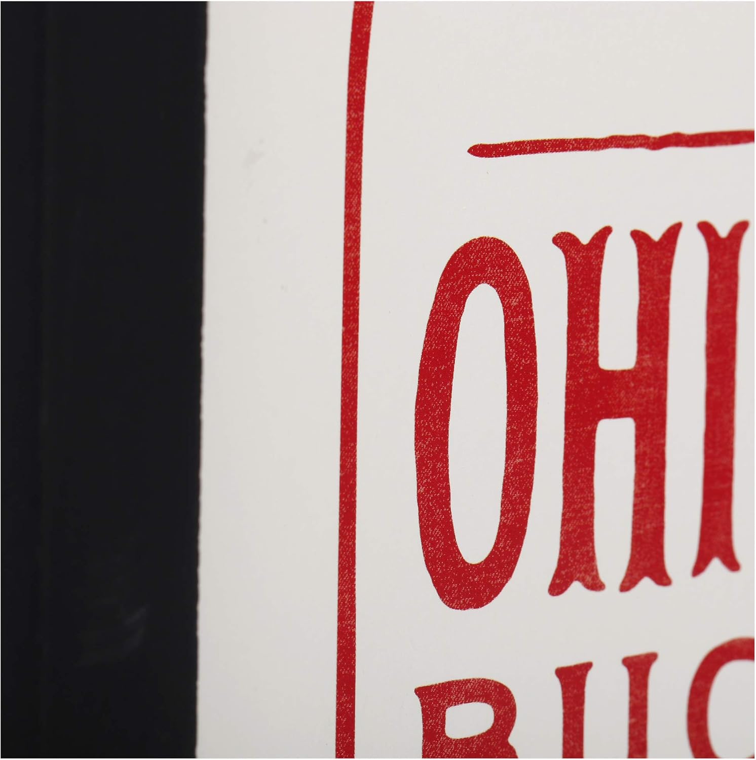 Ohio State University Badge Framed Wood Wall Decor - Vintage Ohio State Buckeyes Wall Art for Man Cave, Office or Dorm Room - Image 4