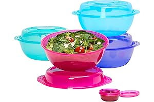 Bentgo Easyboxes Salad-to-Go Containers - Perfect Lunch Bowls for Adults
