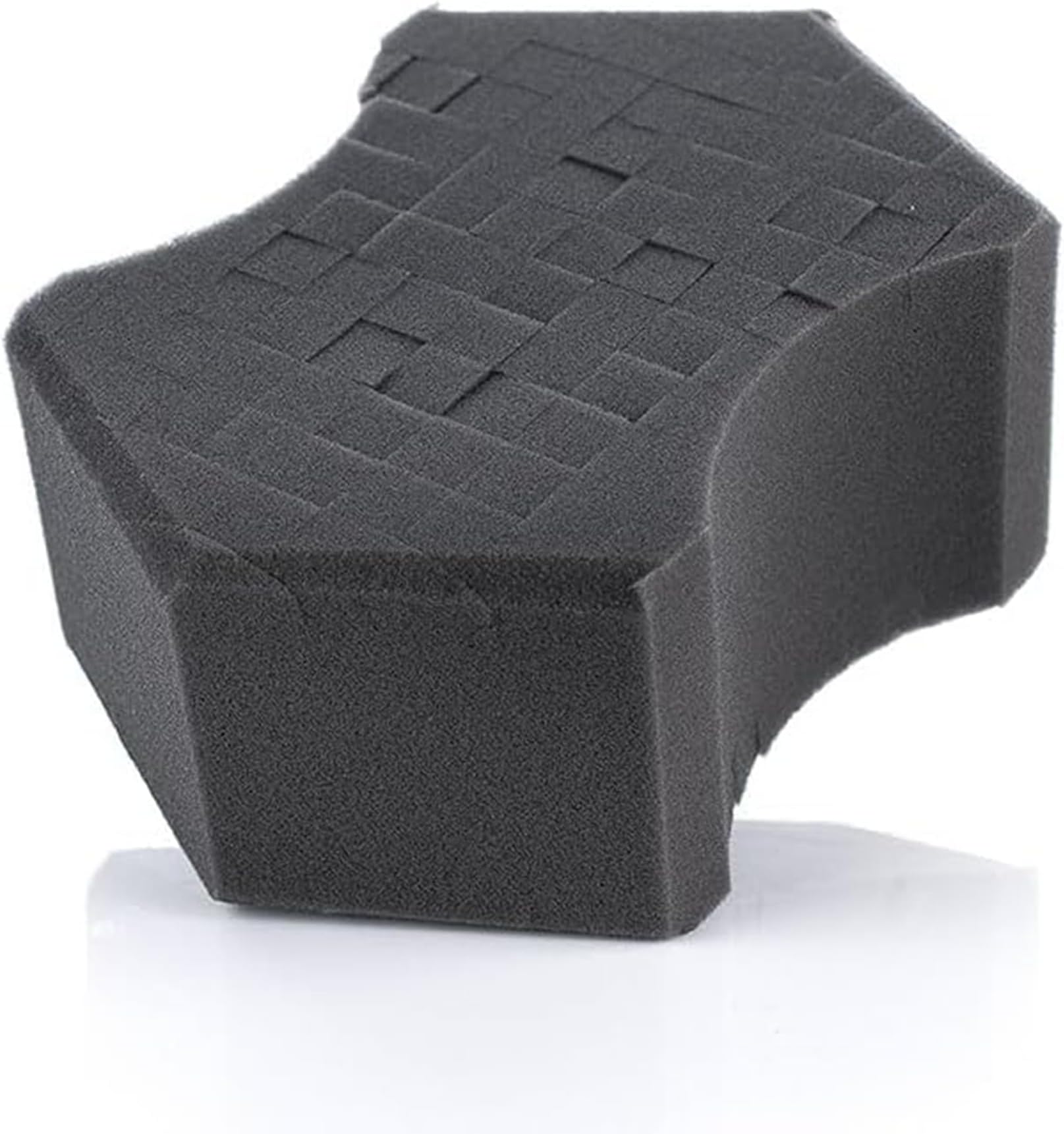 The Rag Company - Ultra Safe Sponge - Latest Foam Technology Safe for All Types of Paint and Wheel Finishes - Easy-to-Hold Ergonomic Grip for Wash Bucket and Rinseless Washing - Dark Grey