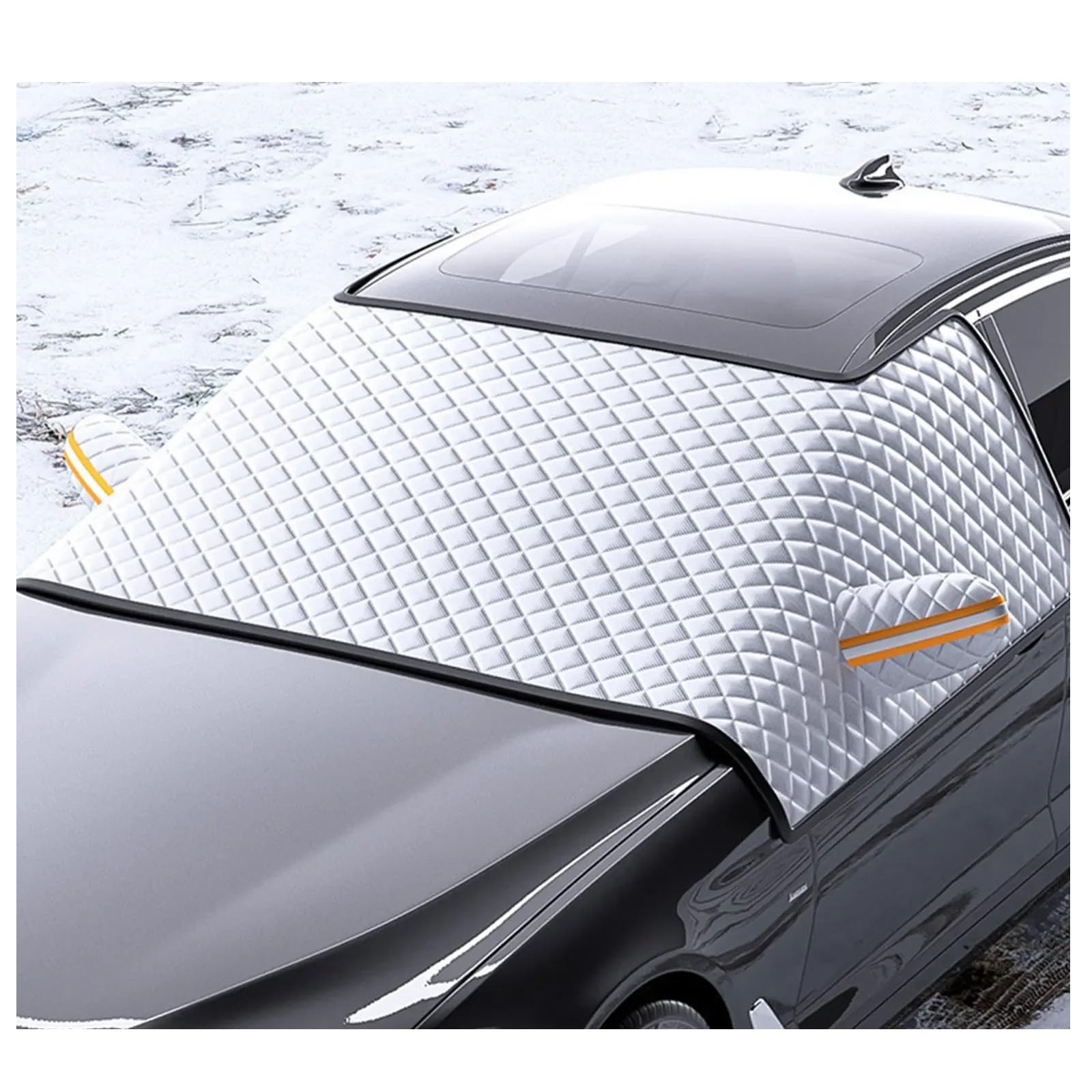 Protección contra el Hielo para Coche Cubierta de Parabrisas Delantero Coche, Parasol para automóvil, Cubierta Nieve, Protector Impermeable Protector de Parabrisas(Cotton-Added Style)