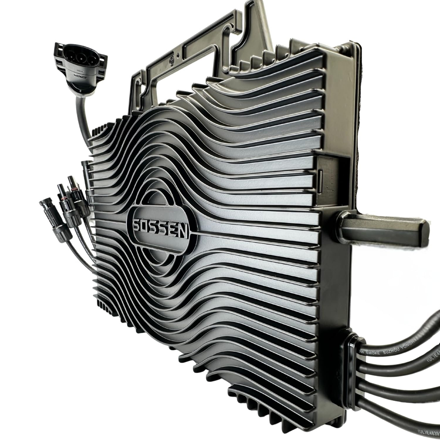 Micro-onduleur 2400W SOSSEN 40A – MPPT – WiFi & Bluetooth – Étanche IP67 – pour 4 Panneaux Solaires Jusqu’à 670 WC