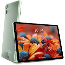 VASOUN Android 16 Tablet 10.1" HD IPS Display, 8GB RAM 3+5GB Extended 32GB, 6000mAh Battery Touchscreen, WiFi 6, BT 5.0, Dual Camera, Tablets PC Green