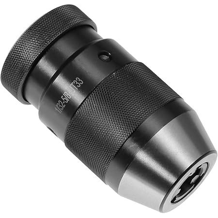 ShopForce - Drill Chuck: 1/64 To 1/2" Capacity, Jacobs Taper Mount
