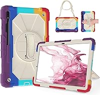 Vista 15 de Dteck Funda para tablet Galaxy Tab S8 Plus 2022/S7 FE 2021/S7 Plus 2020 de 12.4 pulgadas, piel sintética, con soporte para S Pen para Samsung Galaxy