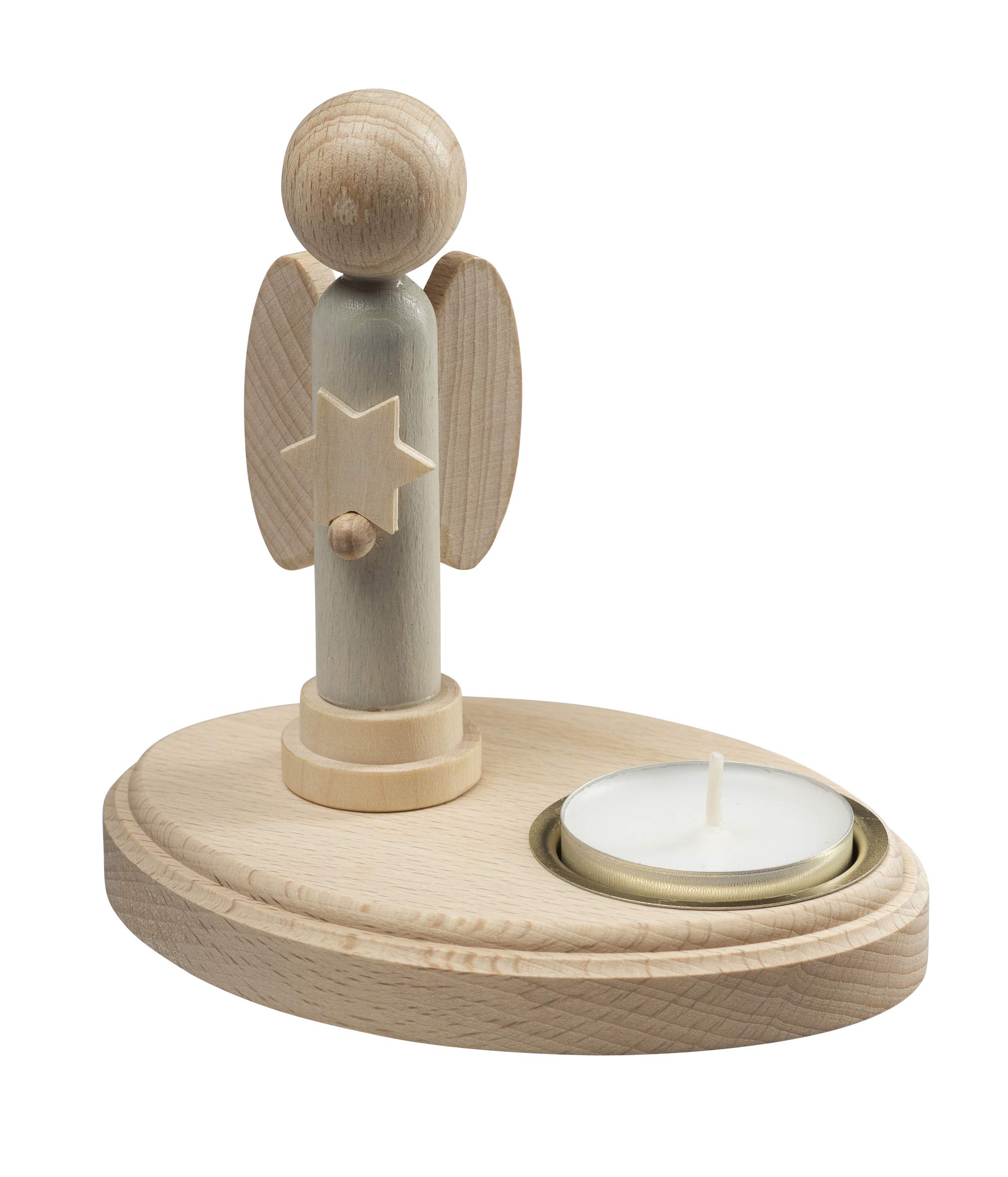 SaicoCandlestick, Wood, Coloured, groß