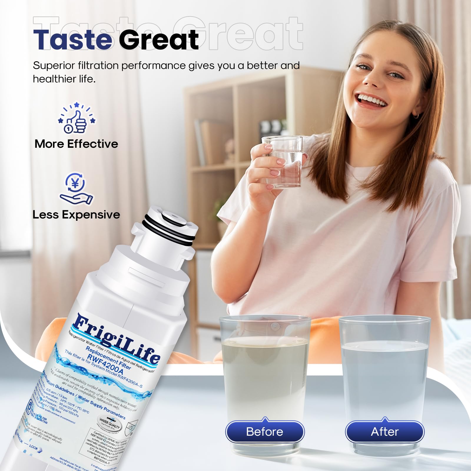 Amazon.com: FrigiLife DA97-17376B Refrigerator Water Filter