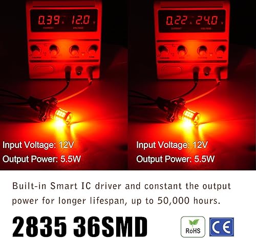 Vista 26 de Bombillas LED antiniebla superbrillantes de 3000 lm H8 H11, bombillas DRL de alta potencia 3030 chips con lente de proyector de repuesto