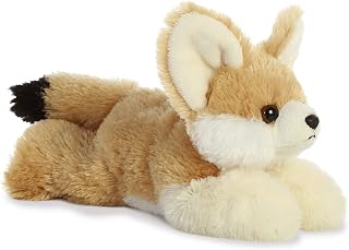 Aurora® Adorable Mini Flopsie™ Frisky Fennec Fox™ Stuffed Animal - Playful Ease - Timeless Companions - Brown 8 Inches