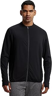 Jockey SP17 Men's Soft Touch Microfiber Elastane Stretch Thumbhole Jacket with Stay Dry Treatment