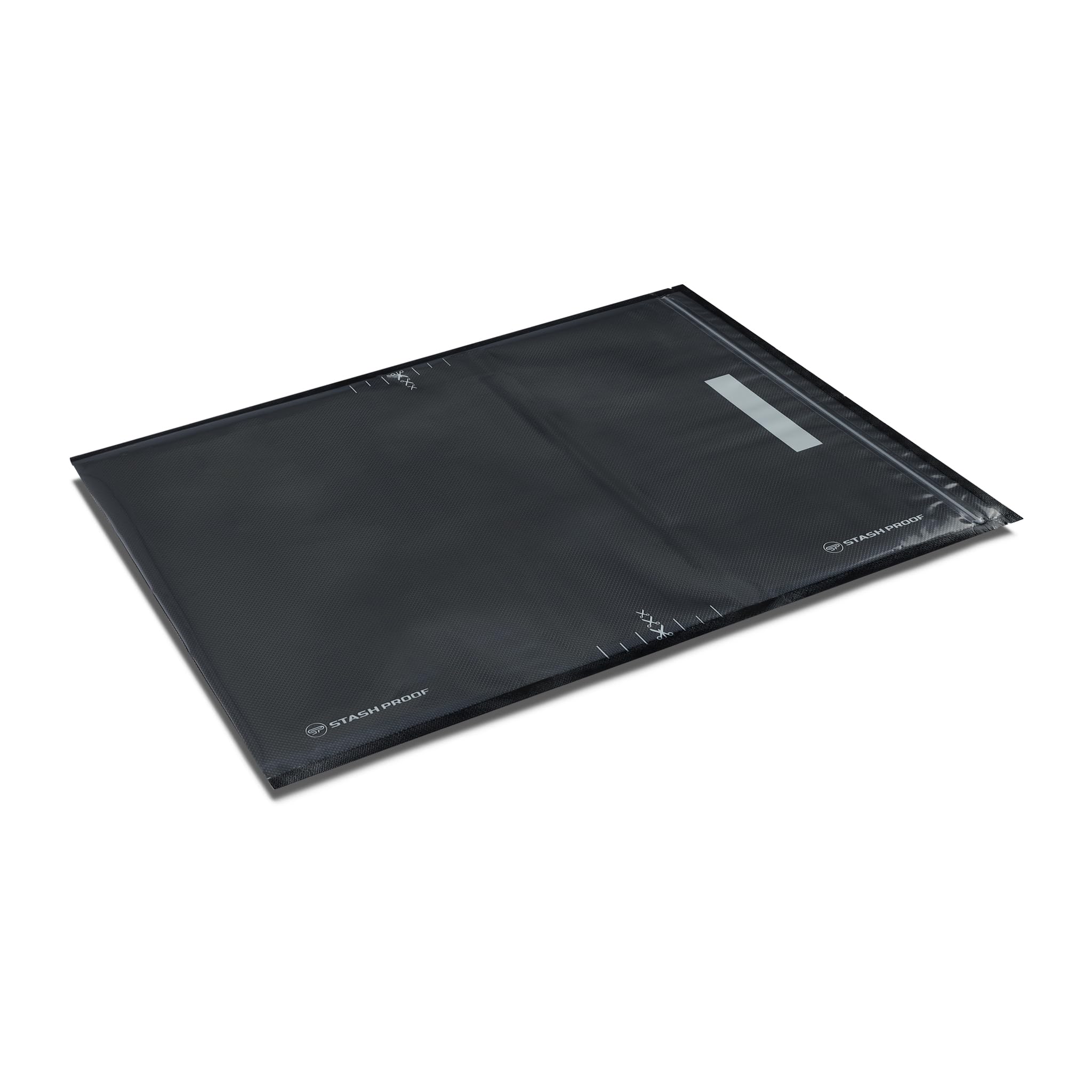 Sacchetti sigillanti richiudibili con cerniera, 38,1 x 50,8 cm (50 pezzi) da 5,5 ml (nero e trasparente), senza BPA, per alimenti, per conservazione, sottovuoto e preparazione dei pasti