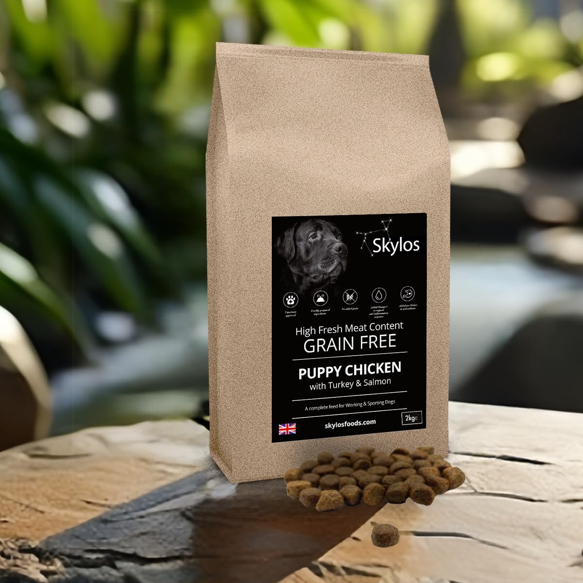 Skylos Adult & Puppy Dog Food 2kg bags (2kg, Puppy Chicken) — image 1