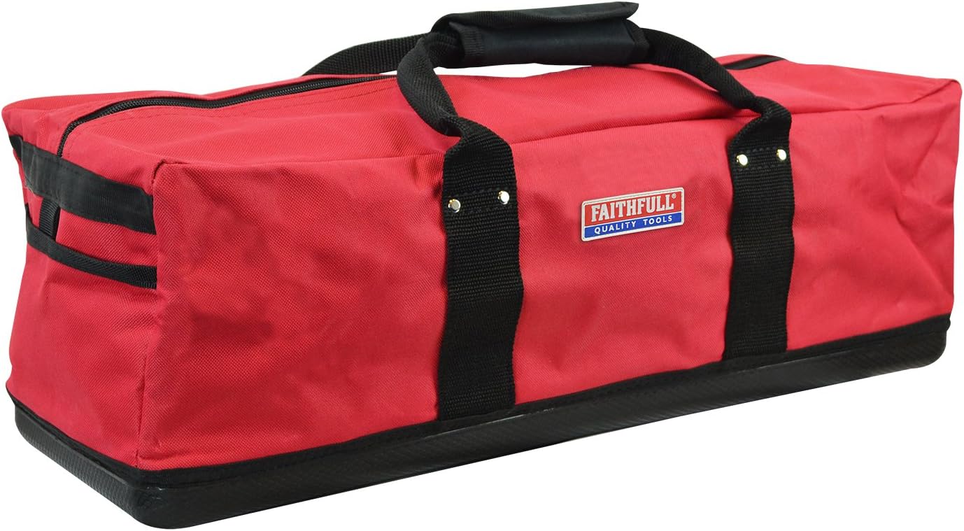 Faithfull H24HB Zip-Top Holdall 24-inch Hard Bottom