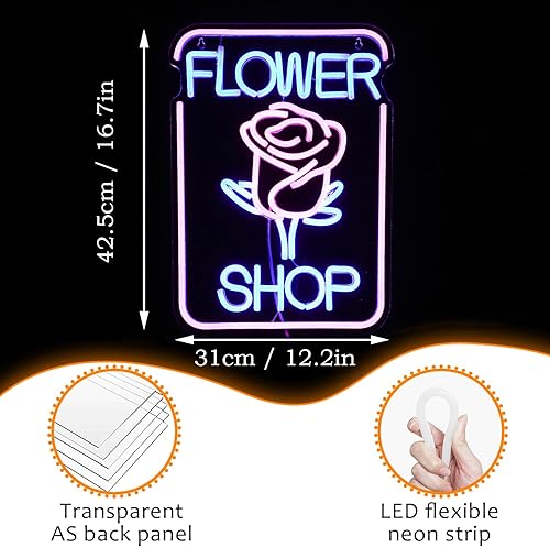 Miniatura 4 de Letrero de neón regulable con luces LED de neón para decoración de pared, para el hogar, dormitorio, decoración de interiores, decoración de fiesta