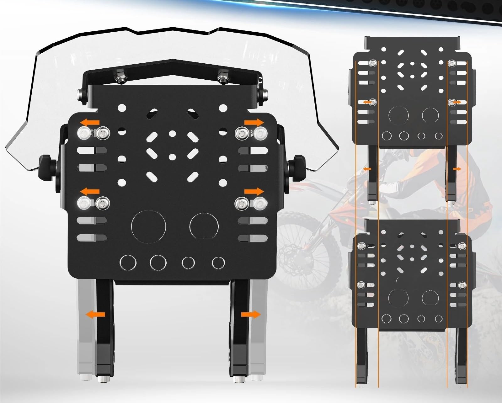 Support De Navigation pour Moto pour GasGas 700 SM/ES 2022 – 2024, Support GPS pour Kit Carénage Support Fixation GPS