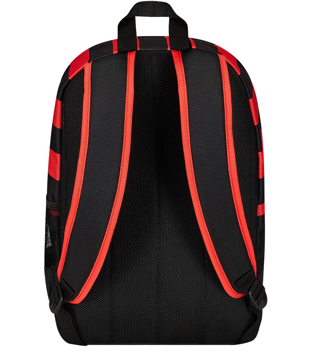 Zaino Scuola A.C. MILAN Calcio - PATH OF VICTORY, Nero Rosso - Zaino Doppio Scomparto - Tasca Porta Borraccia, Zaino Bambino - Maxi Capienza