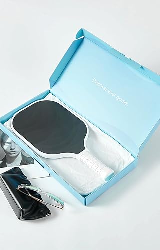 Miniatura 7 de CIRCE Cielo Pickleball - Eclipse  Superficie de fibra de vidrio reforzada G2 con núcleo de panal reactivo de 0.51 pulgadas  8 onzas, pala para