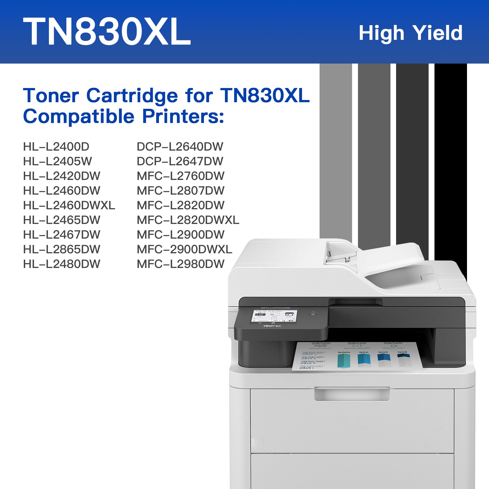 その他 ntntntnt Amazon.com: TN830XL Toner Cartridge for Brother Printer TN830XL