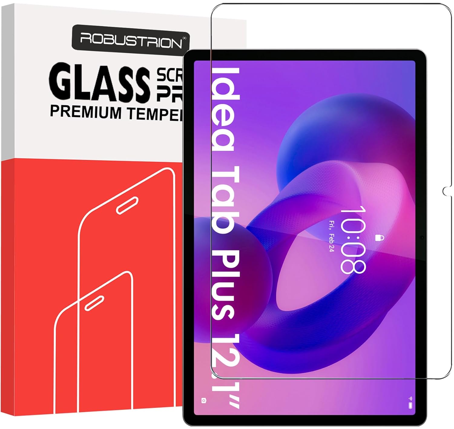 Robustrion Tempered Glass for Lenovo Idea Tab Plus 12.1″ Screen Protector Guard for Lenovo Idea Tab Plus 12.1 Inch Tablet – 1 Pack