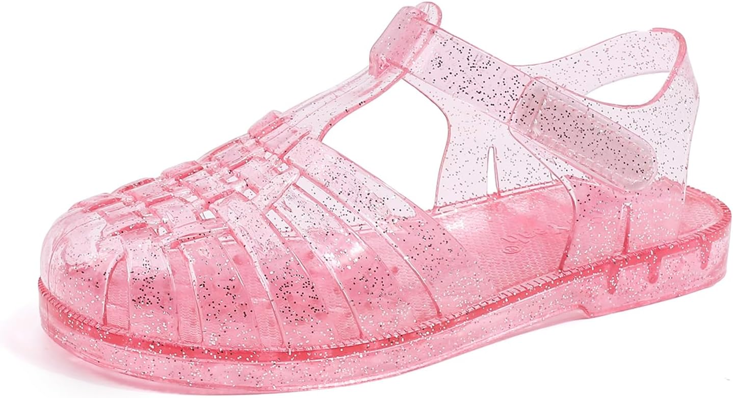 GUGUYeah Girls Jelly Sandals - Closed Toe Water Shoes