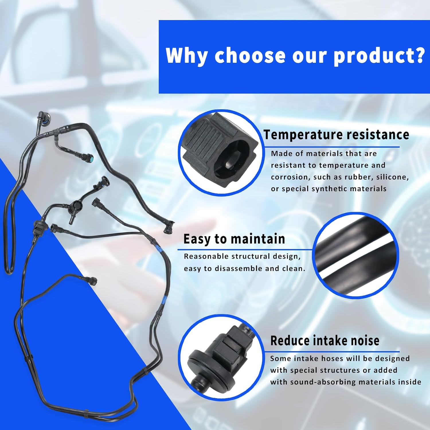 LR045109 Fuel Supply And Vapour Tube for Land Rover Freelander 2 2006-2014 Land Rover Range Rover Evoque 2012-2018