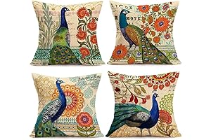 Peacock Pillow Covers: Transform Your Home with Enchanting Elegance