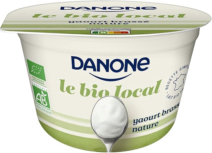 Danone Yaourt Brasse Bio Nature 480g Amazon Fr Epicerie