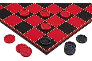 Checkers Board for Kids– Fun Checkerboard Game for Boys and Girls -...