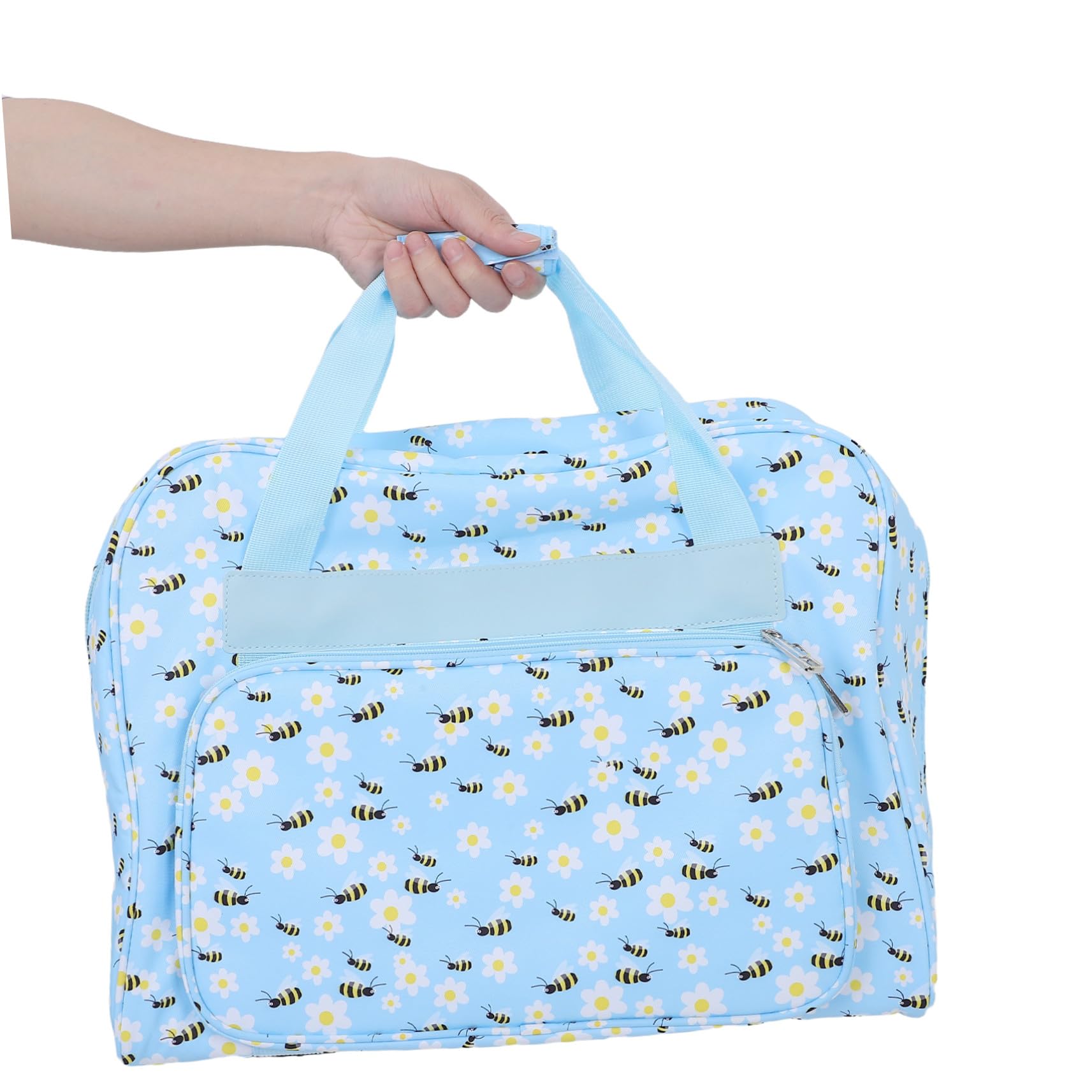 Sac de Machine à Coudre Portable Sac de Voyage à Couture Tissu Oxford 600d Ciel Bleu