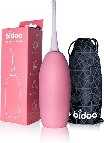 Miniatura 9 de BIDOO El bidé universal portátil (Pebble) con tapa y bolsa de viaje l Reemplaza toallitas húmedas y inodoro de ducha l Botella Peri para posparto l