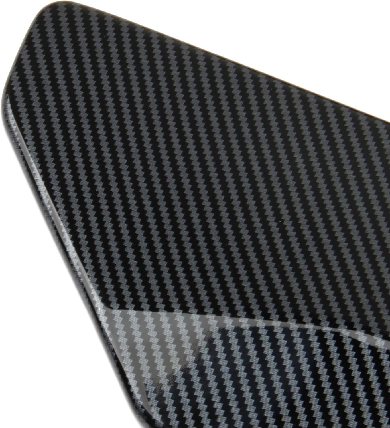 crosselec Carbon Fiber Style Rear Wing Spoiler Side Cover Trim Accessories for Chevrolet Corvette C8 2020-2026