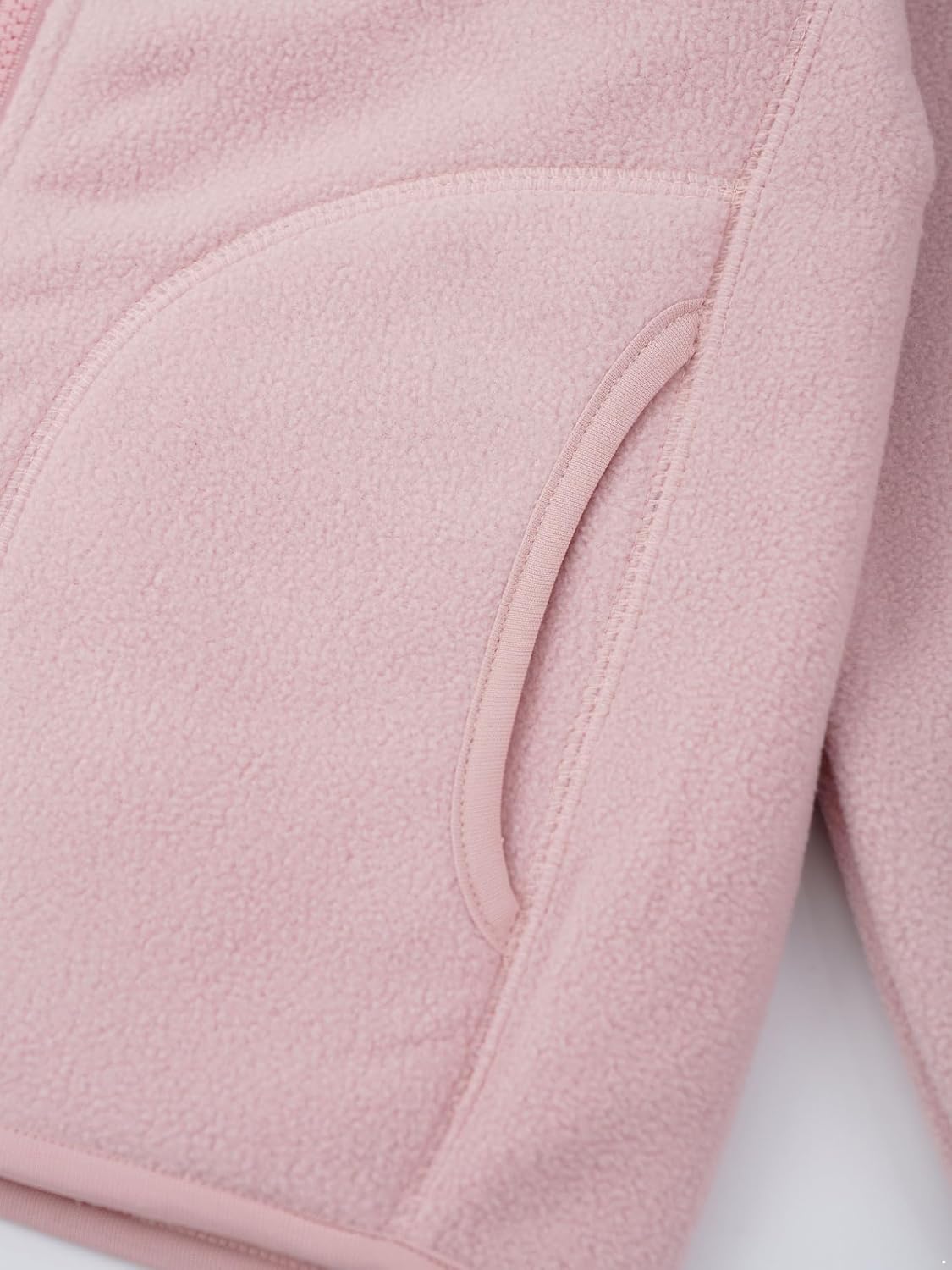 Kaerm Child Boys Girls Fleece Zipper Closure Jacket Coat Youth Long Sleeve Thick Warm Full Winter Coat Outerwear