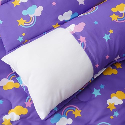 Miniatura 6 de Bunnikins & Clover Tapete para siesta para niños pequeños con almohada extraíble, tapete para siesta para preescolar, fácil de limpiar, para jardín