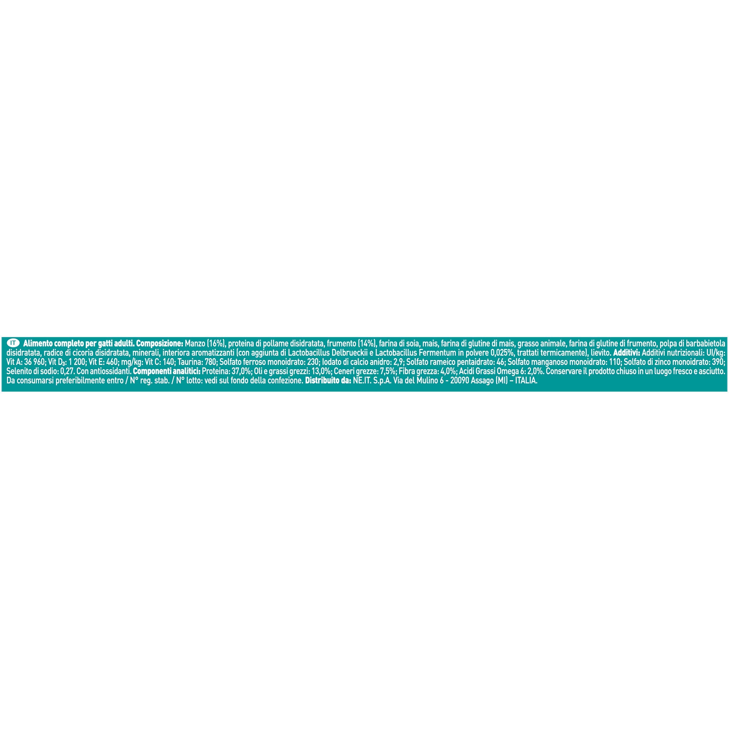 Purina One Bifensis Sterilcat Crocchette Gatto Sterlizzato, Ricco in Manzo e Frumento - 10 sacchi da 450 g ciascuno (Confezione da 10 x 450 g) | Confezione 10x450g | Difese immunitarie