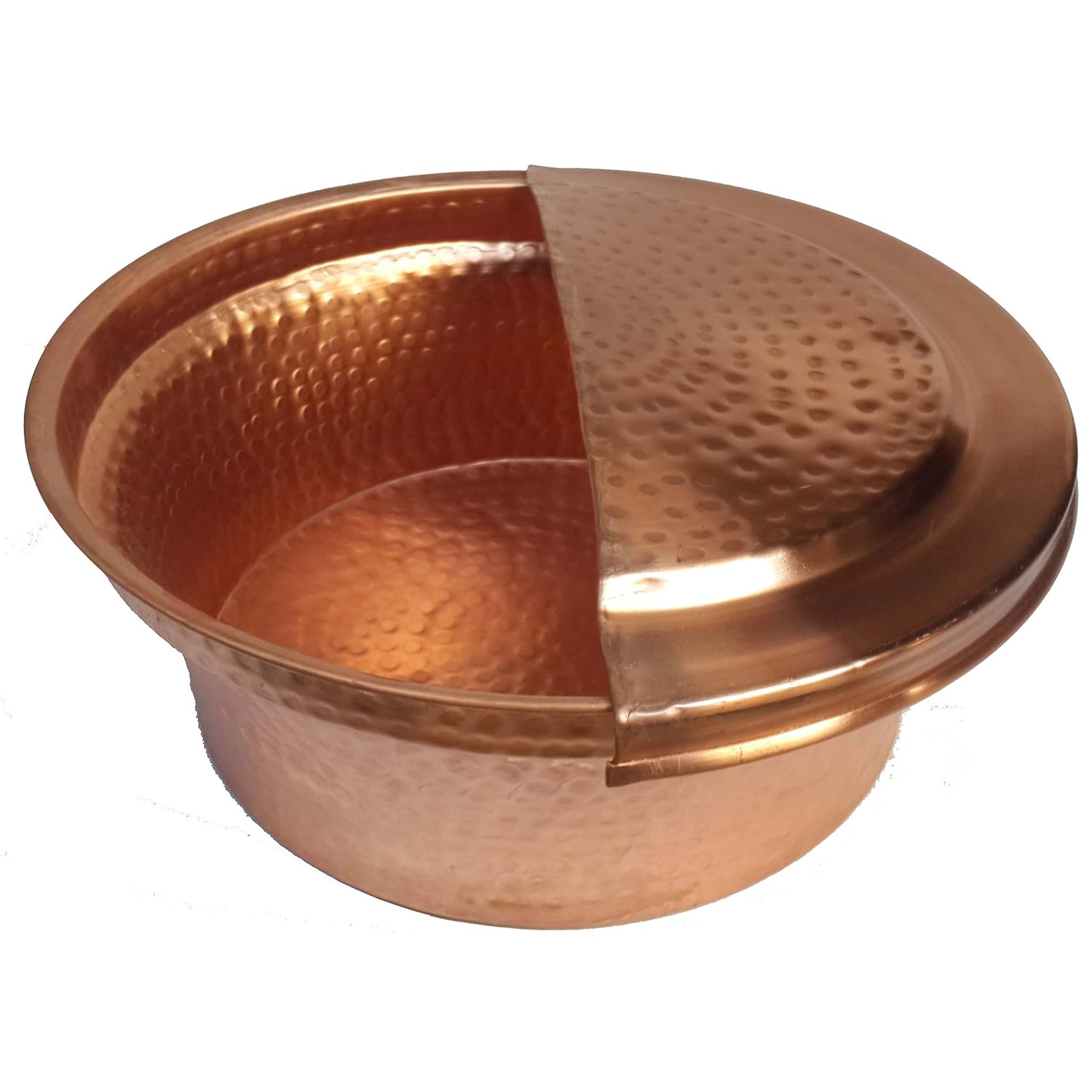 Portable Gold Copper Foot Bath Care Shower Spa Pedicure Feet Soak Wash Bowl Massage Body Health Tub Basin Cauldron Pot + Footrest