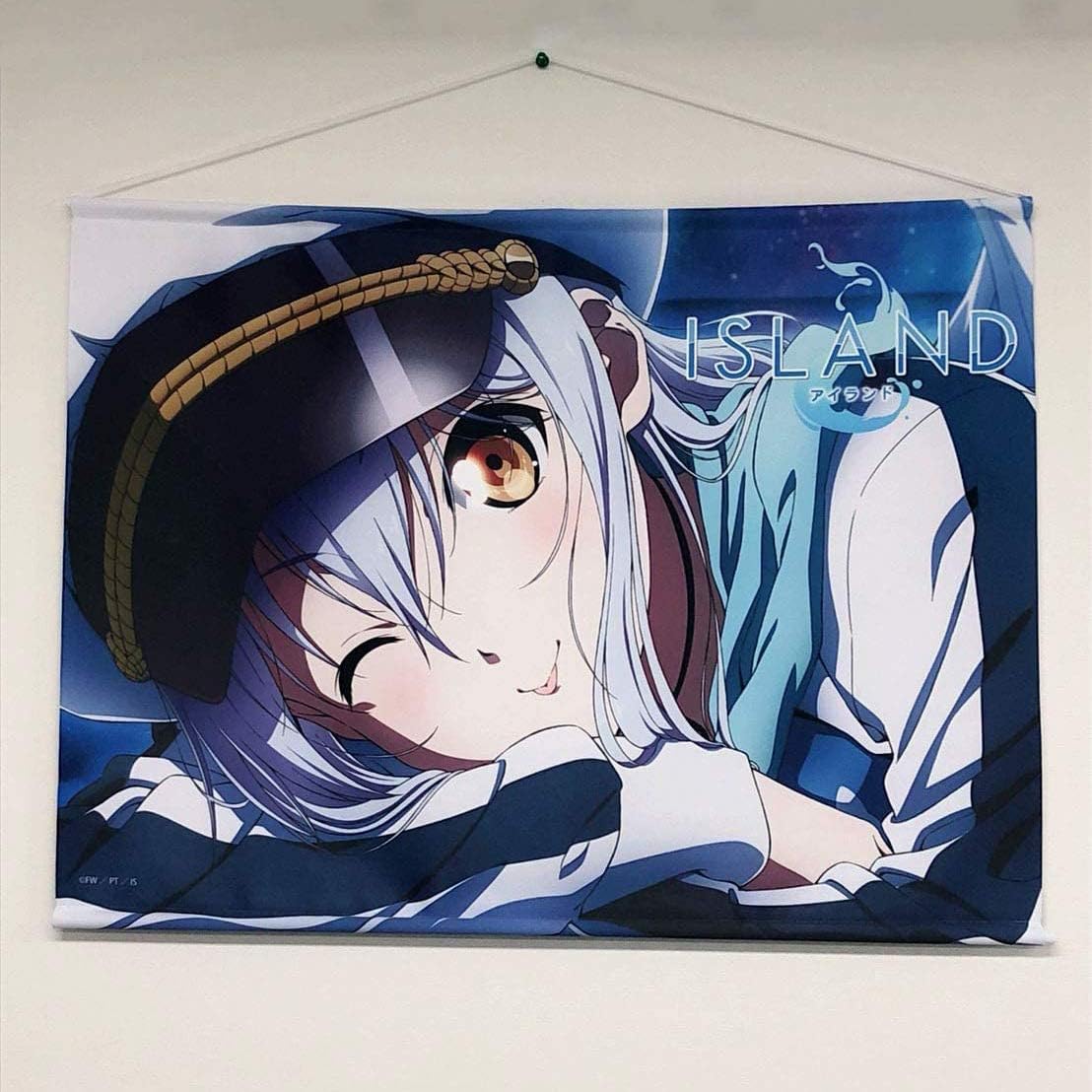 Amazon アニメ Island 凛音 B2タペストリーa 空中幼彩 川村幸祐 アニメ 萌えグッズ 通販