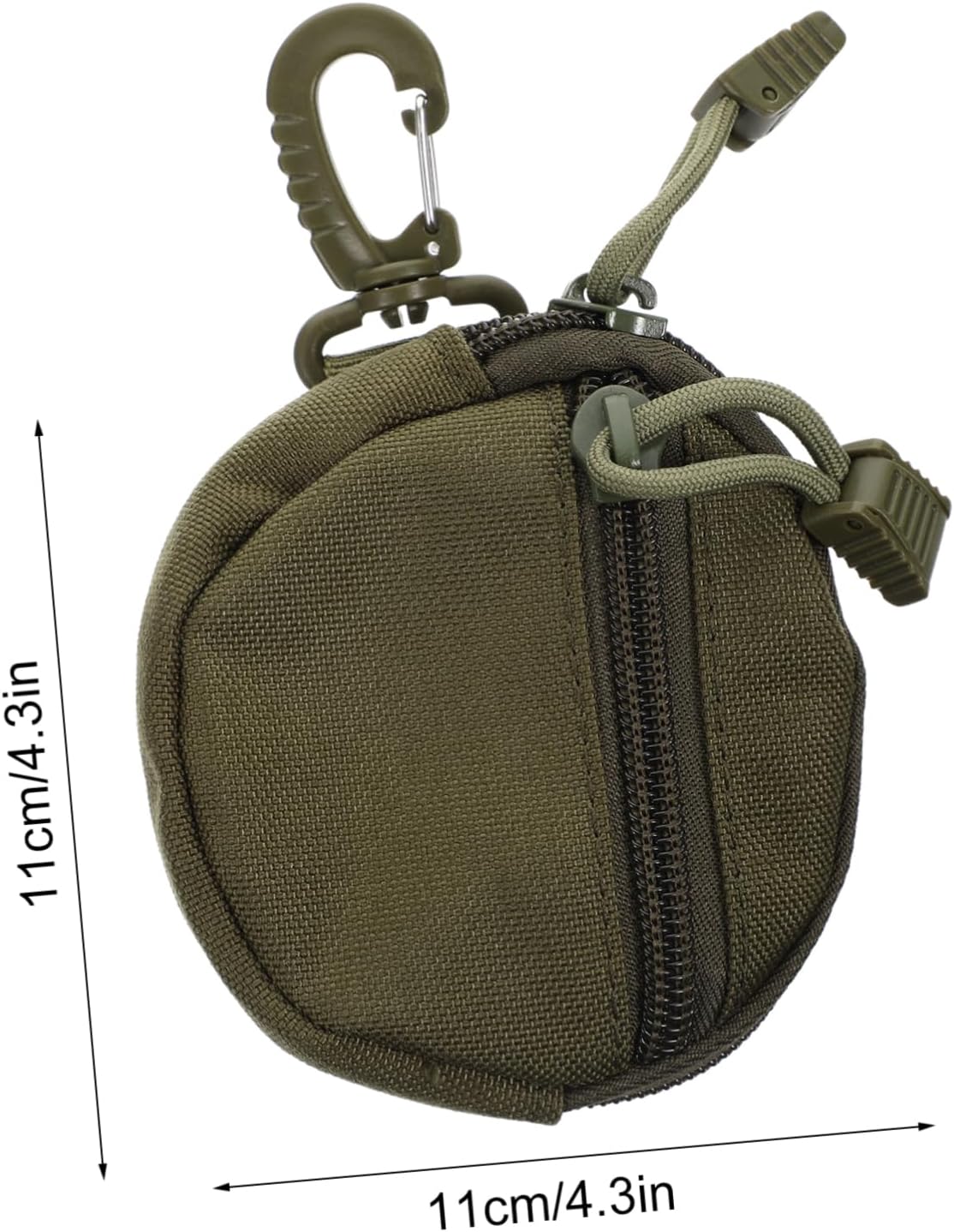 YARNOW Quality Polyester Sports Headphone Bag Zipper Design for Hiking Travel and Outdoor Activities