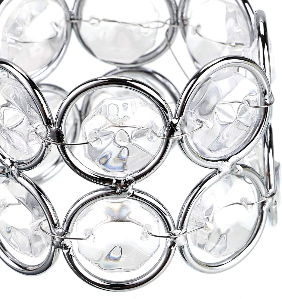 70% Off Discount OwnMy Set of 6 Crystal Beads Napkin Rings Handcraft Sparkly Elegant Napkin Holders for Wedding Party Dinner Table Decor (Silver Tone)
