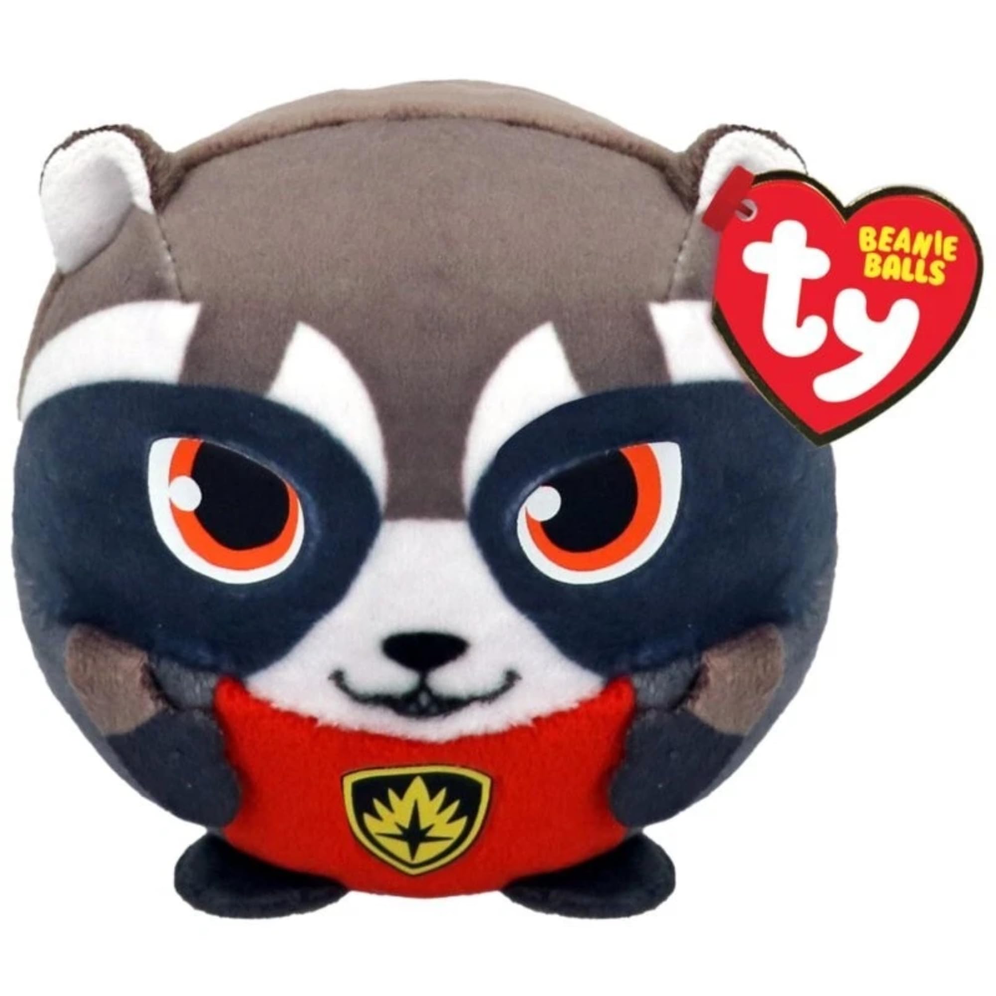 TY Marvel Super Soft Gift Quality Plush Squishy Beanies - (3" 8cm Puffies Rocket Raccoon)