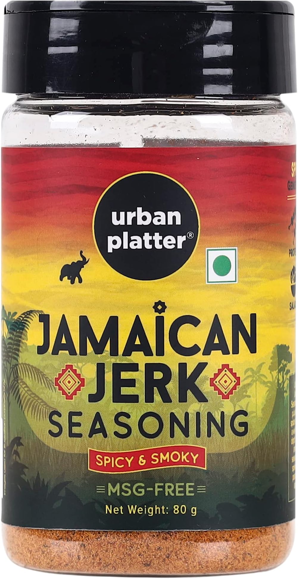 Urban Platter Jamaican Jerk Seasoning, 80g (Bold and Spicy Caribbean Blend | Perfect for Marinades, Grilling and Roasting)