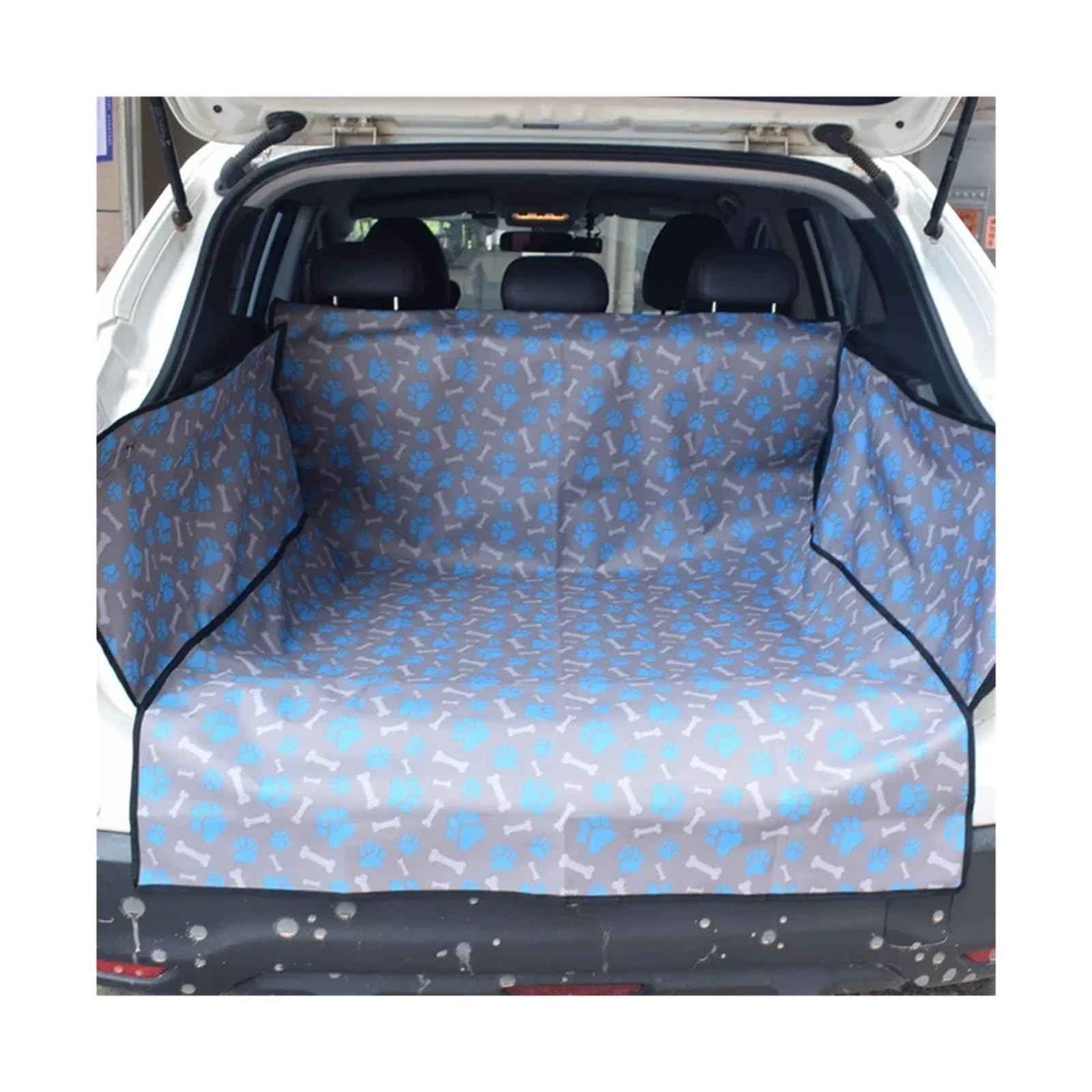 Alfombrillas para el Maletero Funda para Asiento de Coche para Perro, Alfombrilla para Maletero, Forro Carga para Mascota, Tela Oxford Impermeable(Light Blue)
