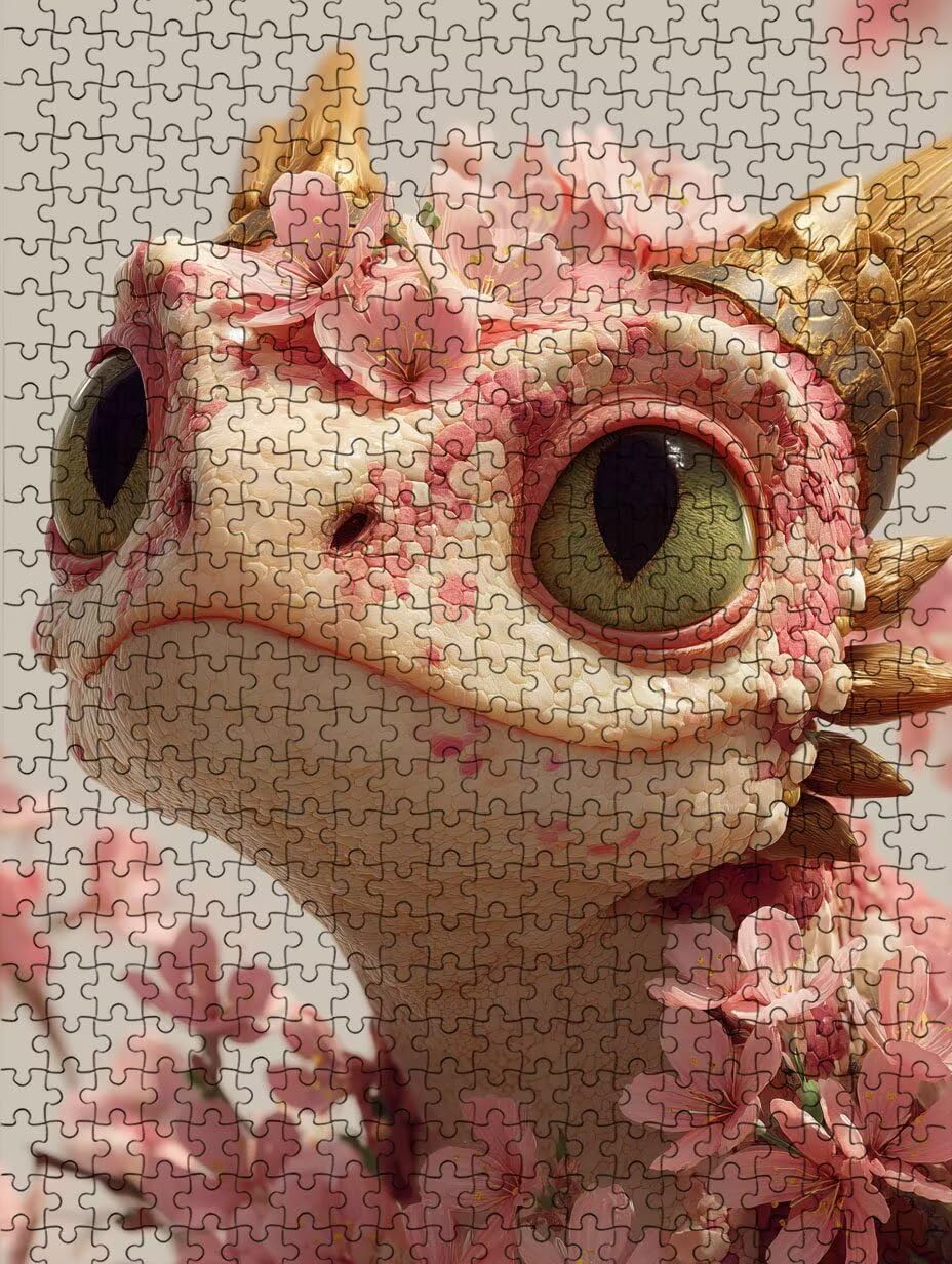 Puzzle de 6000 para Adultos, DragóN Rosa, Rompecabezas Clásicos YHPGL7-234