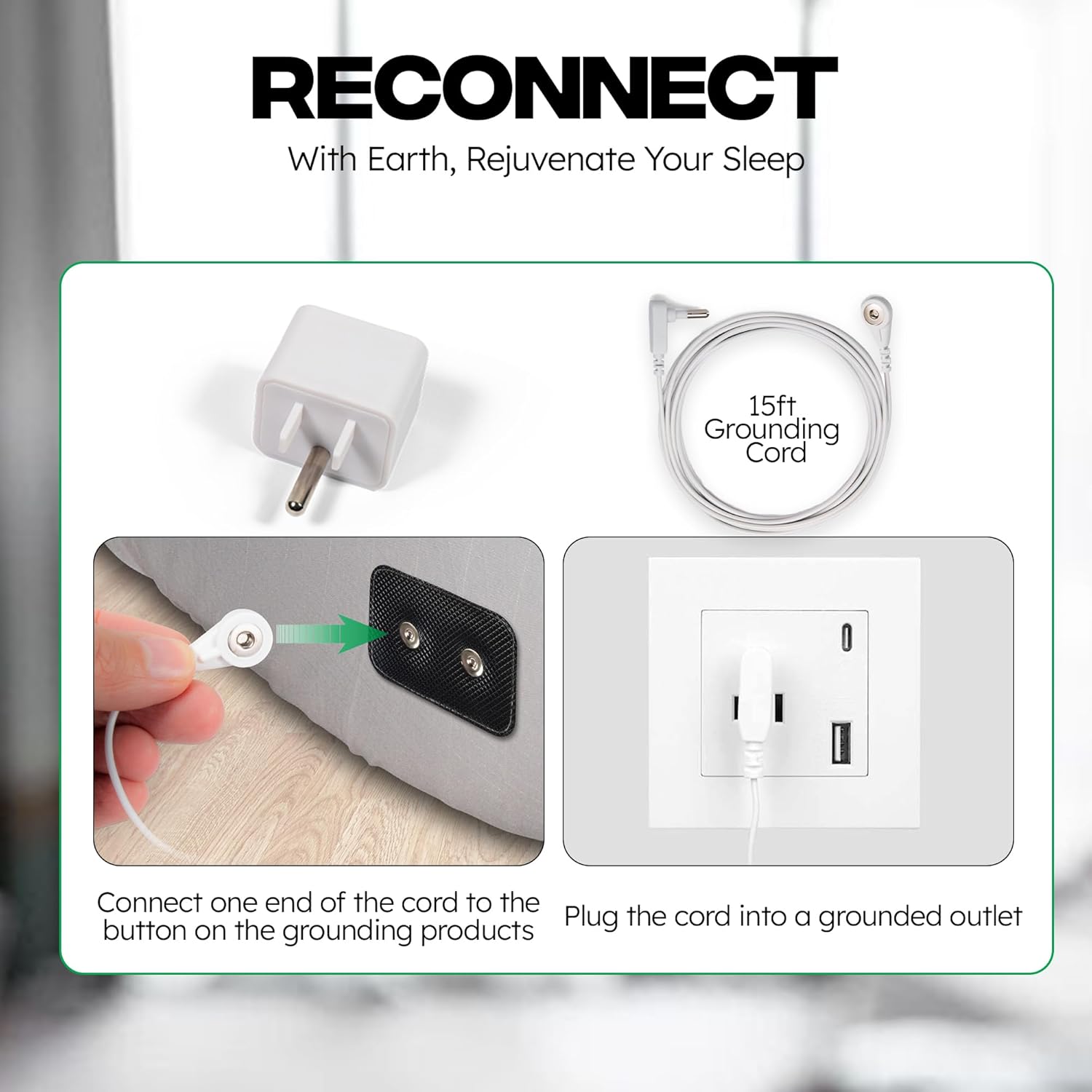 Earthbound Grounding Well Bed Sheets Queen Size - 90% Organic Cotton, 10% Pure Silver Infused Sheet | Fitted Well Deep Pocket Groundingwell Bedsheet, Improve Sleep with Our Earthing Sheets - (Gray)