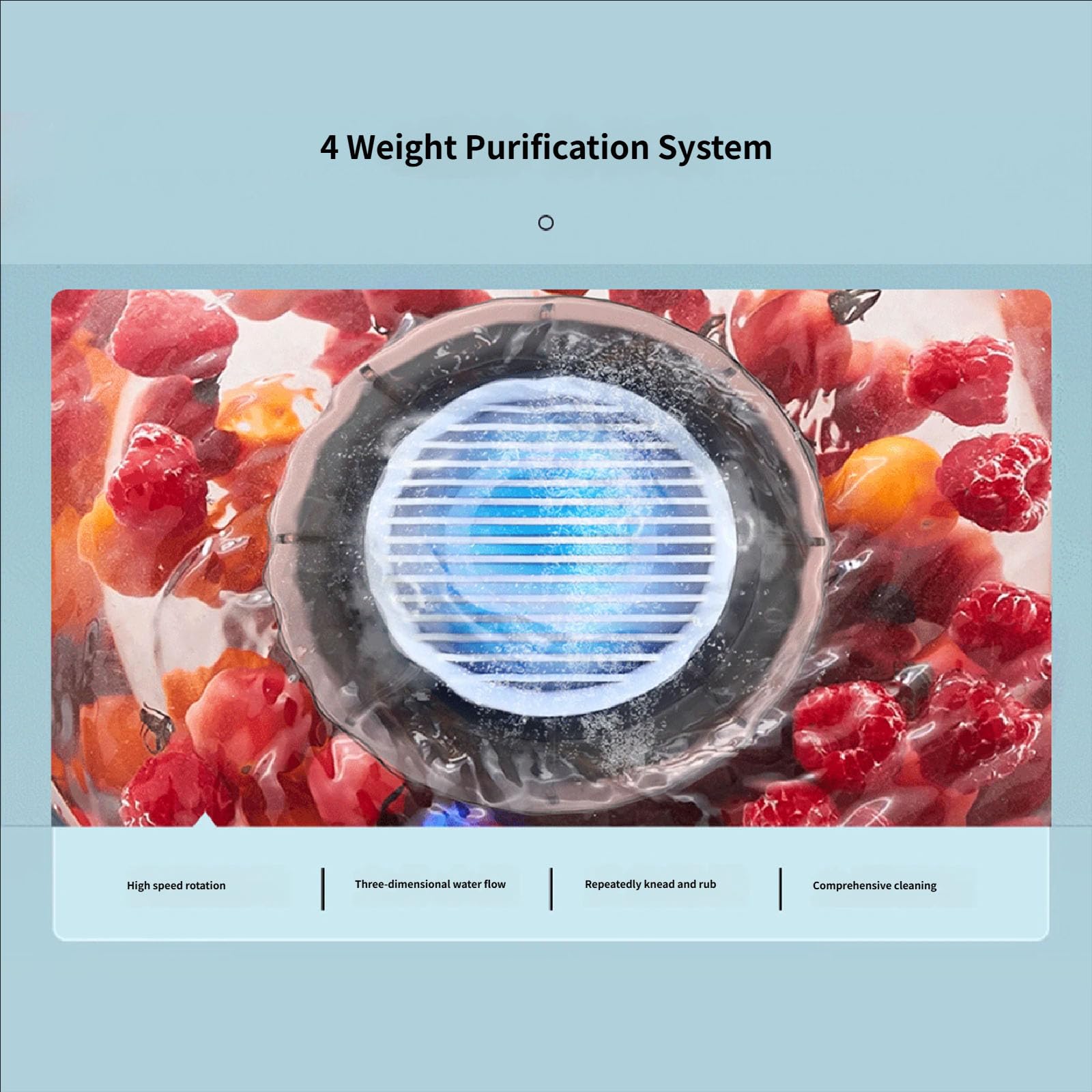 Ricaricabile Automatico Vegetale Rondella Famiglia Frutta e Verdura Cleaner Dispositivo di Lavaggio per la Casa Cucina Purificatori