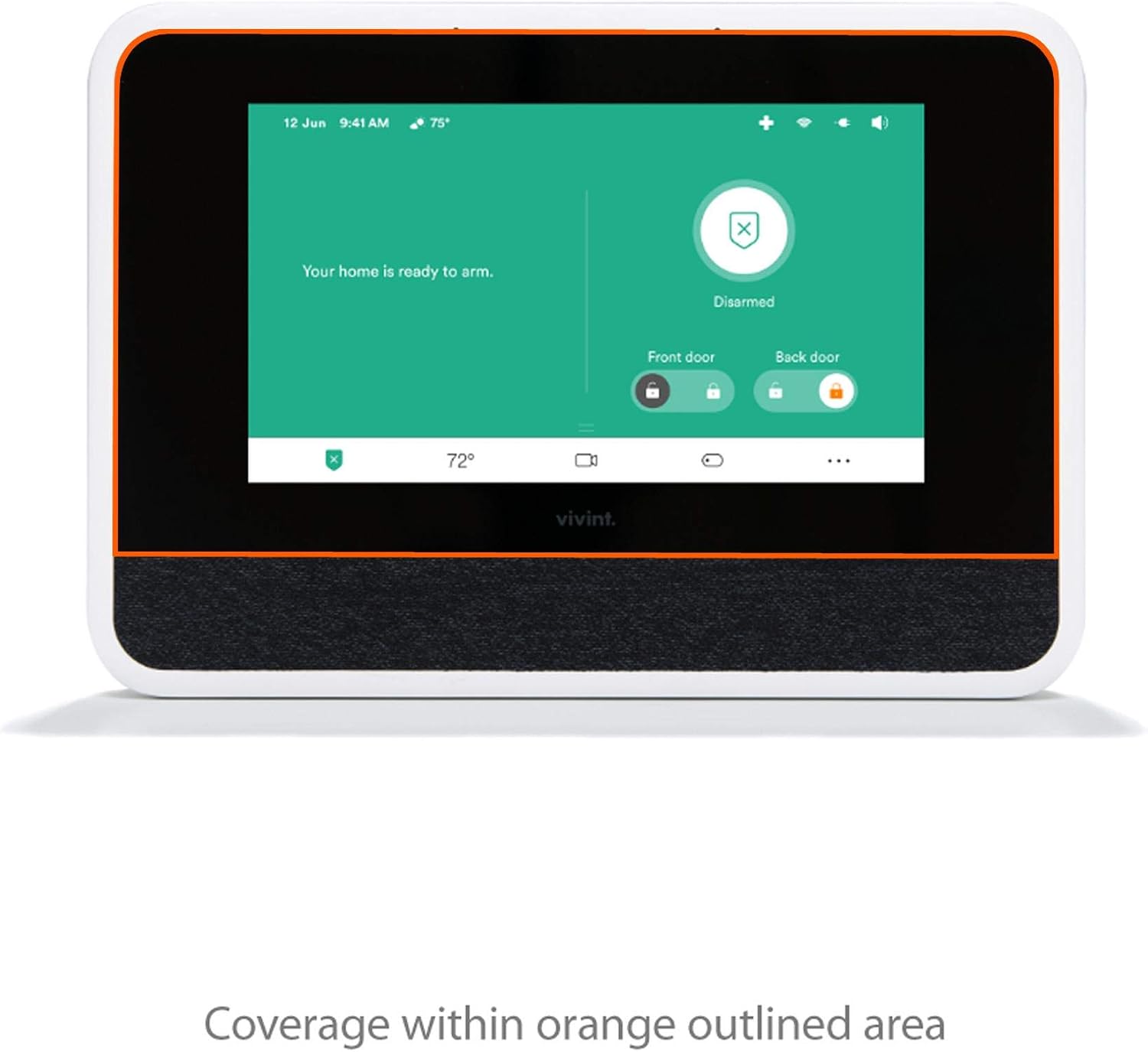 BoxWave Screen Protector Compatible with Vivint Smart Hub - ClearTouch Crystal (2-Pack), HD Film Skin - Shields from Scratches for Vivint Smart Hub