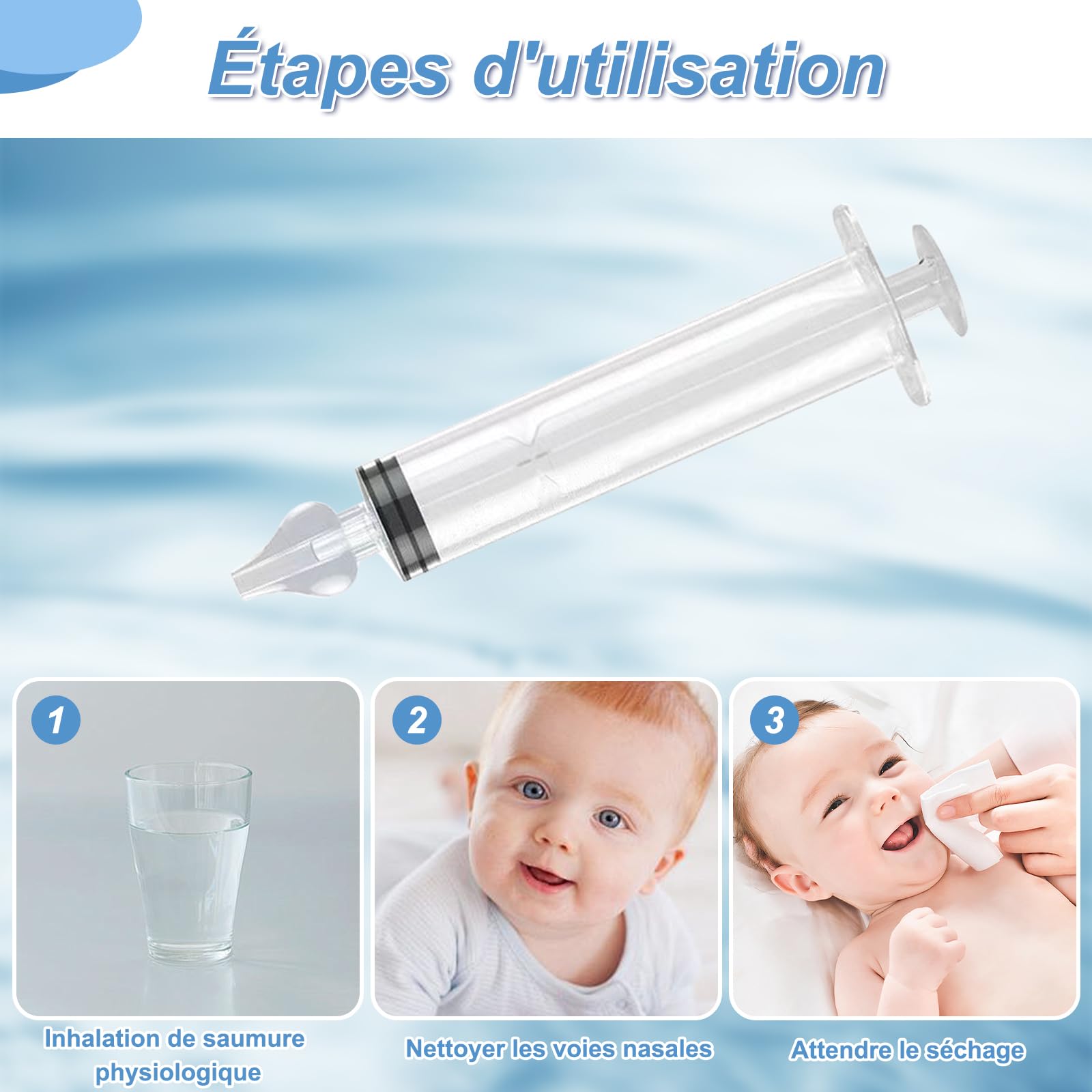 Scettar 20 Beccuccio Morbido Lavaggio Nasale Bambini, Punte per Siringa Nasale, Sterilizzabili - tappini Siringa Per Nasali, Nasali in Silicone per Lavaggi Neonato Olive Nasali per Lavaggio Neonato