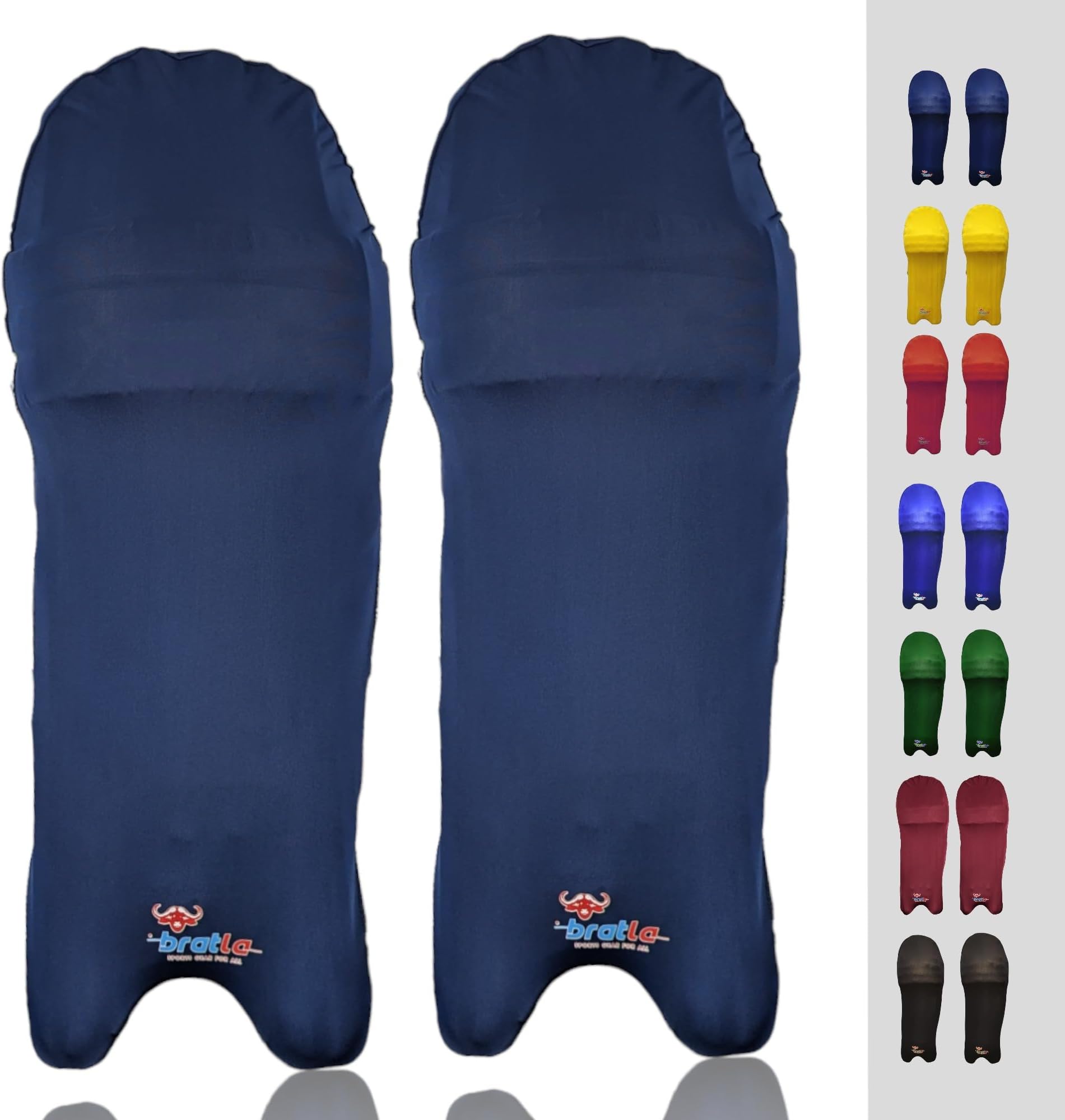 Cricket Batting Pads Covers Color Fit Neatly on Legguards Easily Put On